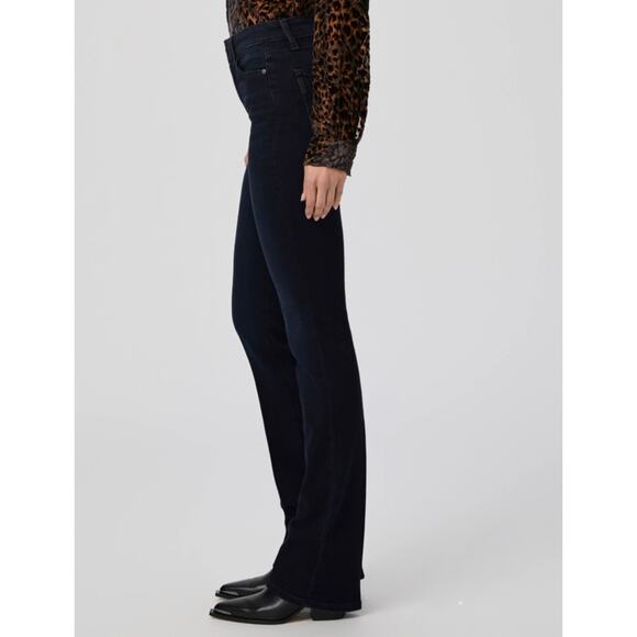 PAIGE High Rise Manhattan Bootcut‎ Jean, Size 26 - Picture 3 of 9